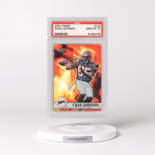 2001 Finest #122 Chad Johnson (PSA 10 GEM MINT)