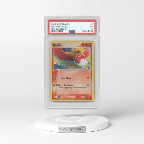 2007 Pokémon Pop Series 5 #1 HO-Oh - Holo (PSA 7 NM)