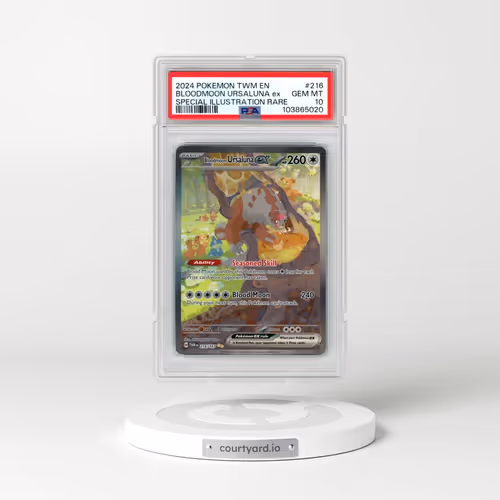 2024 Pokémon Twm EN-Twilight Masquerade #216 Bloodmoon Ursaluna EX - Holo Special Illustration Rare