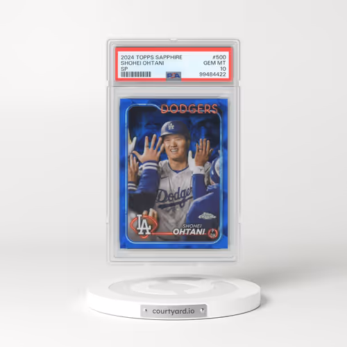 2024 Topps Chrome Sapphire #500 Shohei Ohtani - SP (PSA 10 GEM MINT)