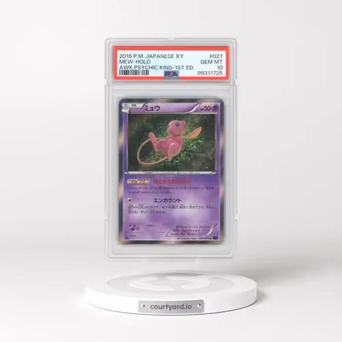 2016 Pokémon XY Awakening Psychic King #027 Mew - 1st Edition Holo (PSA 10 GEM MINT)