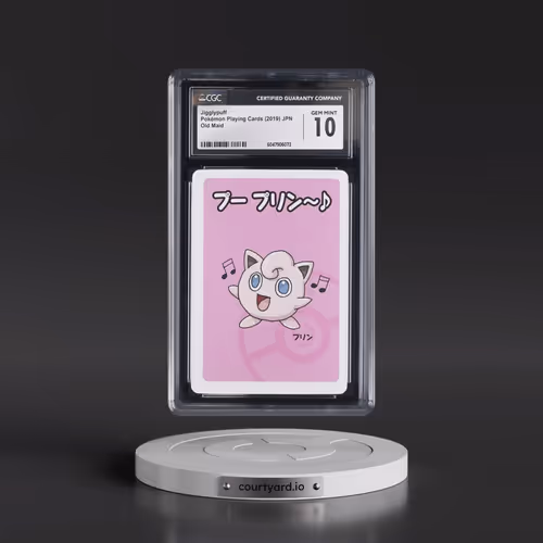 2019 Pokémon Old Maid Jigglypuff (CGC 10 GEM MINT)
