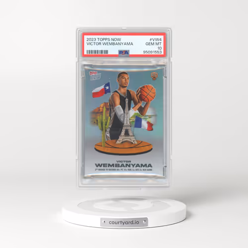 2023 Topps Now #VW4 Victor Wembanyama (PSA 10 GEM MINT)