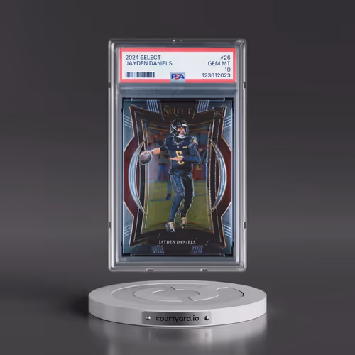 2024 Panini Select #26 Jayden Daniels (PSA 10 GEM MINT)