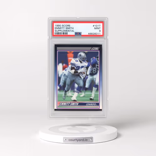 1990 Score Supplemental #101T Emmitt Smith (PSA 9 MINT)
