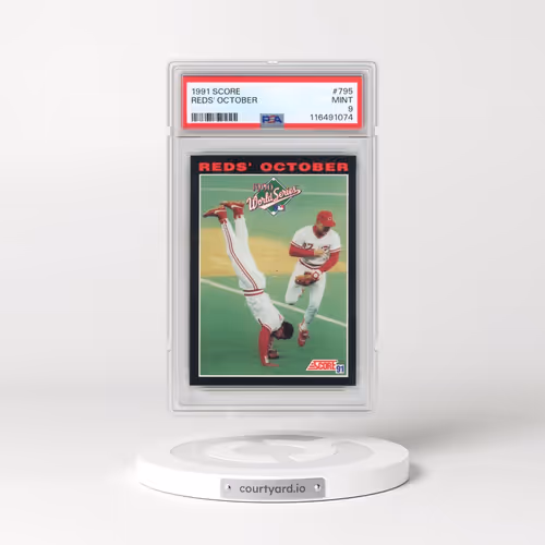 1991 Score #795 Reds' October (PSA 9 MINT)