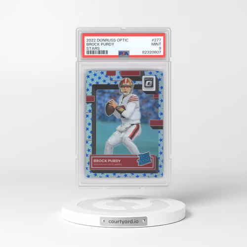 2022 Panini Donruss Optic #277 Brock Purdy - Stars (PSA 9 MINT)