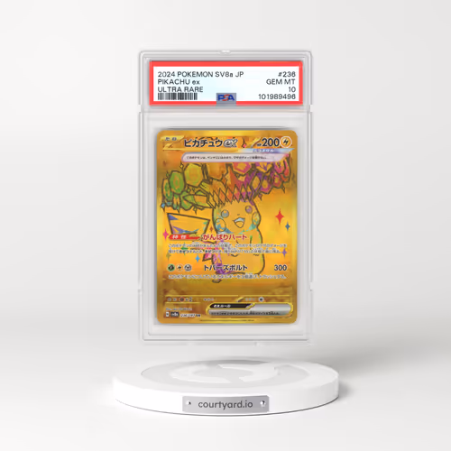 2024 Pokémon Sv8a-Terastal Fest EX #236 Pikachu EX - Holo Ultra Rare (PSA 10 GEM MINT)