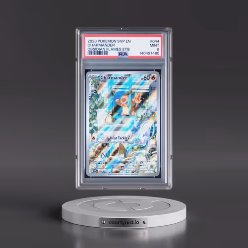 2023 Pokémon Svp EN-SV Black Star Promo #044 Charmander - Obsidian Flames Elite Trainer Box (PSA 9 M