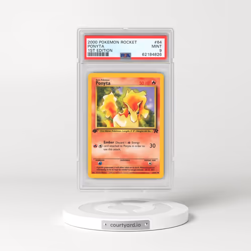 2000 Pokémon Rocket #64 Ponyta - 1st Edition (PSA 9 MINT)