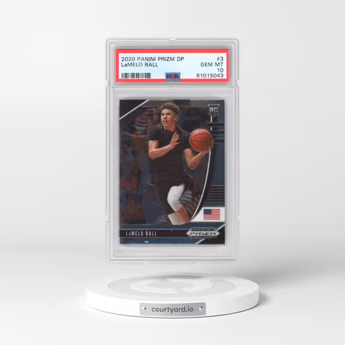 2020 Panini Prizm Draft Picks #3 LaMelo Ball (PSA 10 GEM MINT)