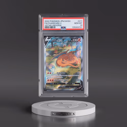 2022 Pokémon Sword & Shield Vstar Universe #211 Charizard V - Holo Full Art (PSA 10 GEM MINT)