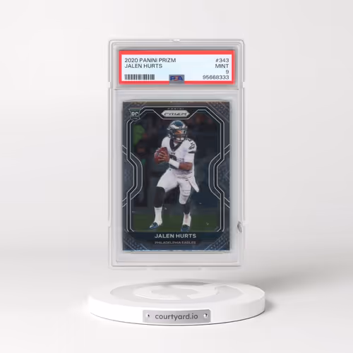 2020 Panini Prizm #343 Jalen Hurts (PSA 9 MINT)