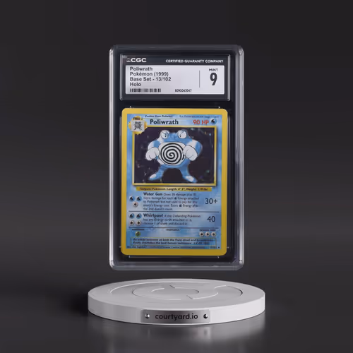 1999 Base Set #13/102 Poliwrath - Holo (CGC 9 MINT)