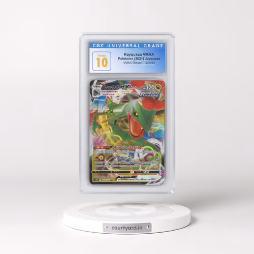 2021 VMAX Climax #120/184 Rayquaza VMAX - Holo (CGC 10 PRISTINE)