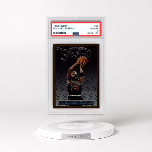 1996 Finest #50 Michael Jordan (PSA 8 NM-MT)