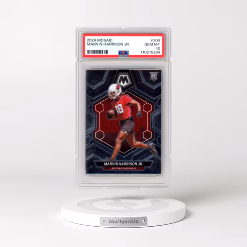 2024 Panini Mosaic #304 Marvin Harrison Jr. (PSA 10 GEM MINT)