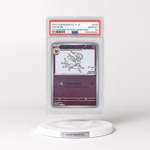 2023 Pokémon SV-P Promo #070 Sylveon - YU Nagaba X Pokemon Card Game Campaign (PSA 10 GEM MINT)