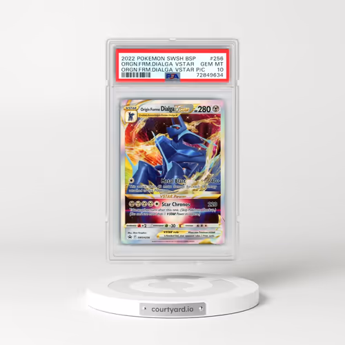2022 Pokémon Swsh Black Star Promo #256 Origin Forme Dialga Vstar - Origin Forme Dialga Vstar Premiu