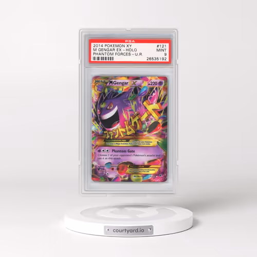 2014 Pokémon XY Phantom Forces #121 M Gengar EX - Holo Ultra Rare (PSA 9 MINT)