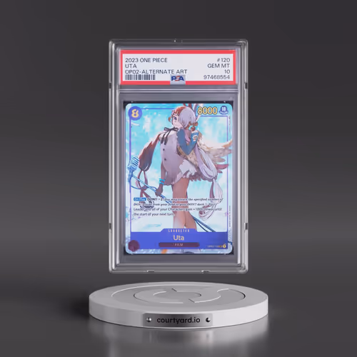2023 One Piece OP02-Paramount War #120 Uta - Alternate Art (PSA 10 GEM MINT)