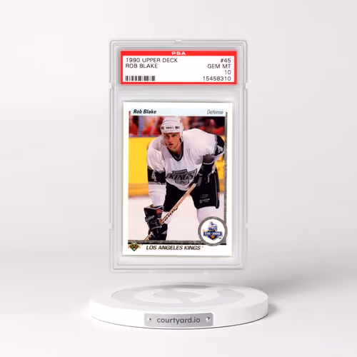 1990 Upper Deck #45 Rob Blake (PSA 10 GEM MINT)