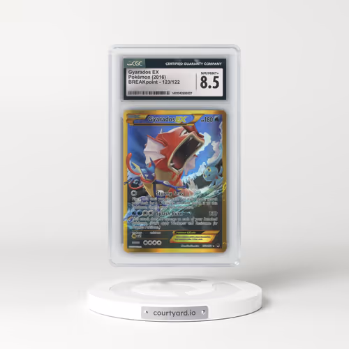 2016 BREAKpoint #123/122 Gyarados EX - Holo Secret (CGC 8.5 NM-MT+)