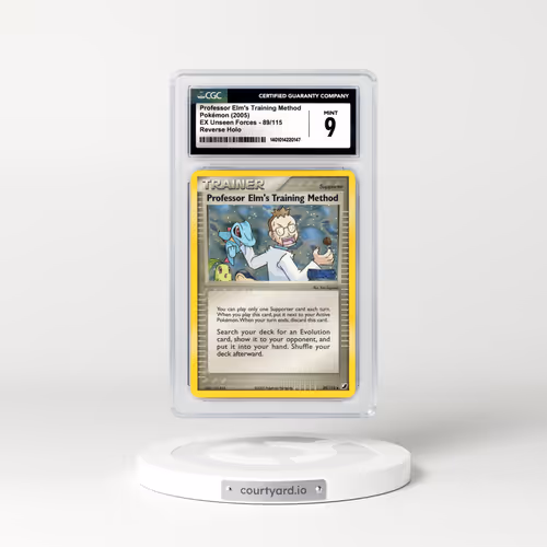 2005 EX Unseen Forces #89 Professor Elm's Training Method - Holo (CGC 9 MINT)