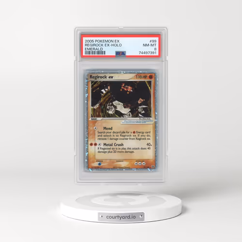 2005 Pokémon EX Emerald #99 Regirock EX - Holo Holo (PSA 8 NM-MT)