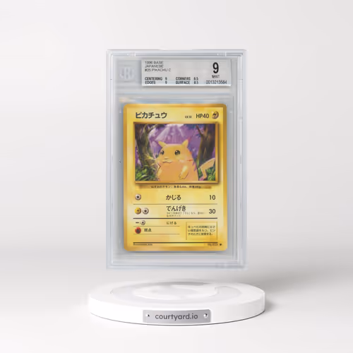 1996 Pokémon Basic #25 Pikachu (BGS 9 MINT)