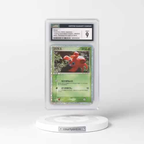 2023 Trading Card Game Classic - CLF, CLL, CLK #004/032 Paras - Holo Venusaur & Lugia ex Deck - CLF (CGC 9 MINT)