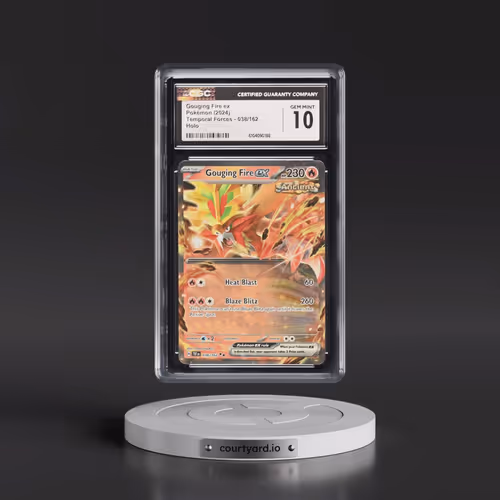 2023 Temporal Forces - TEF EN #038/162 Gouging Fire ex - Holo (CGC 10 GEM MINT)