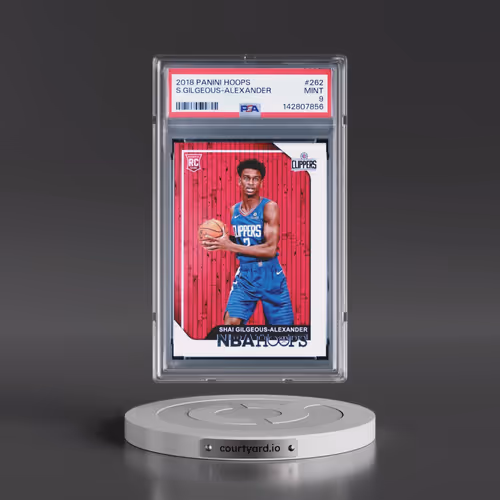 2018 Panini Hoops #262 Shai Gilgeous-Alexander (PSA 9 MINT)