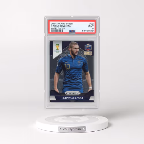 2014 Panini Prizm World Cup #82 Karim Benzema (PSA 9 MINT)