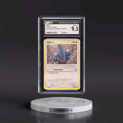 2007 Mysterious Treasures #85/123 Gible (CGC 9.5 MINT+)