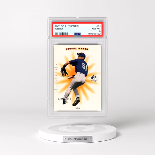 2001 SP Authentic #91 Ichiro (PSA 8 NM-MT)