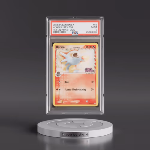 2006 Pokémon EX Holon Phantoms #66 Horsea - Reverse Foil (PSA 9 MINT)