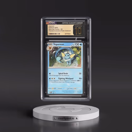 2023 Black Star Promos - Scarlet & Violet SVP EN #168 Vaporeon - Prismatic Evolutions Poster Collect