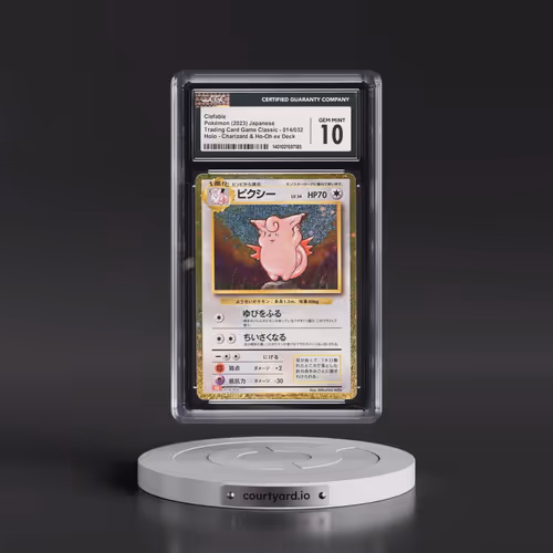 2023 Pokémon Cll-Trading Card Game Classic Charizard & HO-Oh EX Deck #014 Clefable (CGC 10 GEM MINT)