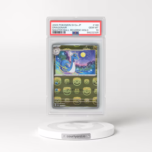 2023 Pokémon Sv2a-Pokemon 151 #148 Dragonair - Reverse Holo Master Ball (PSA 10 GEM MINT)