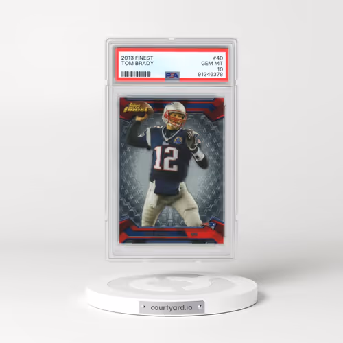 2013 Finest #40 Tom Brady (PSA 10 GEM MINT)