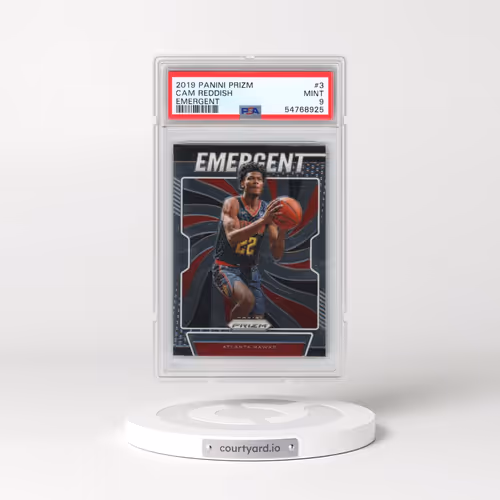 2019 Panini Prizm Emergent #3 Cam Reddish (PSA 9 MINT)
