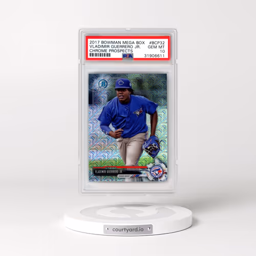2017 Bowman Mega Box Chrome Prospects #BCP32 Vladimir Guerrero Jr. (PSA 10 GEM MINT)
