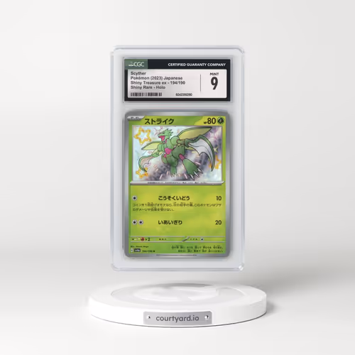 2023 Shiny Treasure ex #194/190 Scyther (CGC 9 MINT)