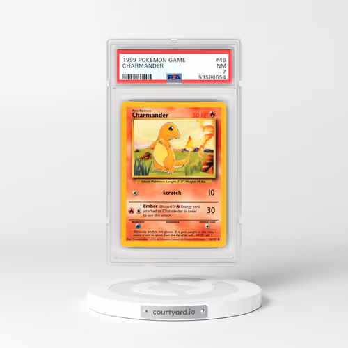 1999 Pokémon Game #46 Charmander (PSA 7 NM)