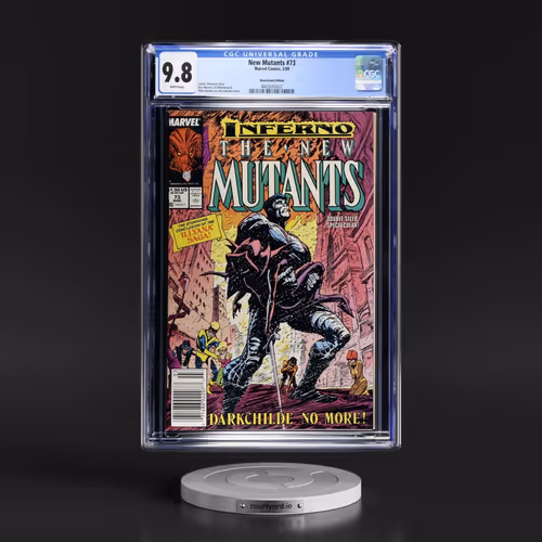 New Mutants #73 CGC 9.8 White Pages (Marvel Comics, 3/89) - Newsstand Edition