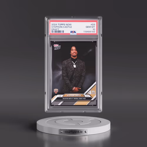 2024 Topps Now Draft #D3 Stephon Castle (PSA 10 GEM MINT)