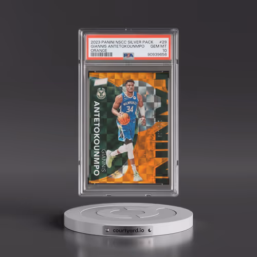 2023 Panini National Sports Collectors Convention Silver Packs #29 Giannis Antetokounmpo - Orange (P