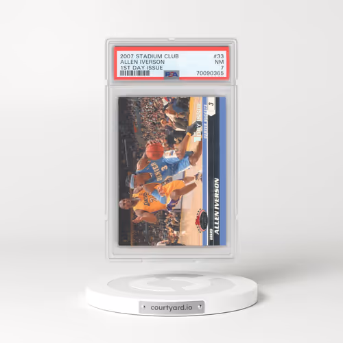 2007 Stadium Club #33 Allen Iverson - 1st Day Issue (PSA 7 NM)