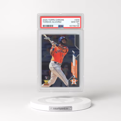 2020 Topps Chrome #200 Yordan Alvarez (PSA 10 GEM MINT)